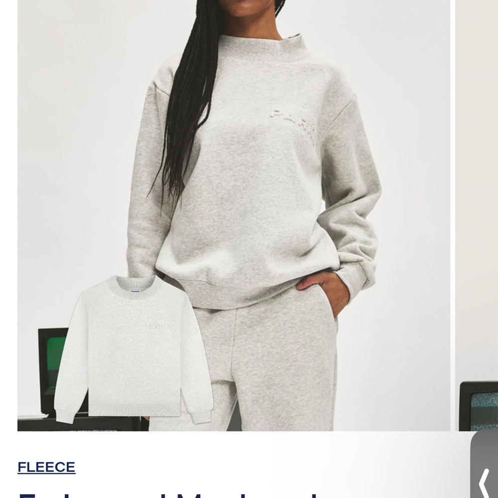 PARKE Embossed Mockneck